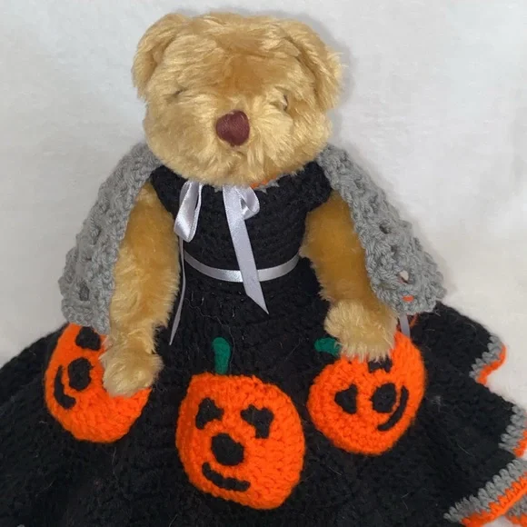 Halloween Bear. Handmade. Crochet - Picture 2 of 5